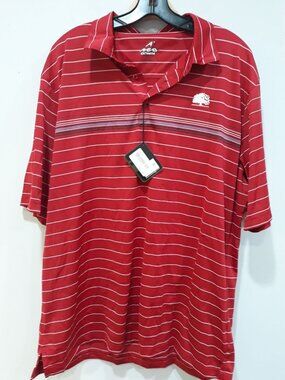 Ahead USA  Men's Golf Shirt Red Size XL NEW WITH TAGS!